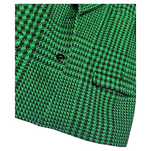 Vintage 90s Ellen Tracy Luxury Designer Retro Wool Cashmere Blazer Jacket Large - Picture 4 of 5